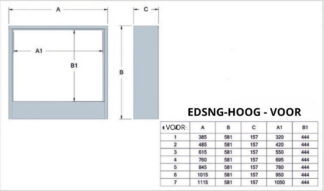 VERDELERKAST OPBOUW DIEP/HOOG - EDSNG.WYS-2